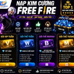 Nạp thẻ tuần, thẻ tháng, thẻ booyah FreeFire