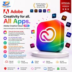 Mua Tài Khoản Adobe Full 20+ Apps (100GB Cloud) 1 Tháng 2 Thiết Bị