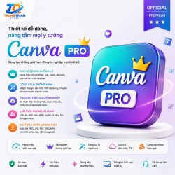 Nâng cấp Canva Pro - Pro Education Full Tính Năng Chính Chủ 12 Tháng