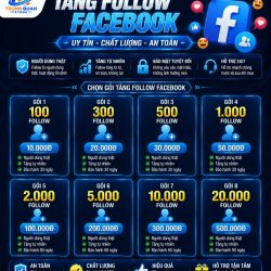Gói Follow Facebook Việt Nam - Người Dùng Thật (Kéo Đề Xuất)- Max 50K