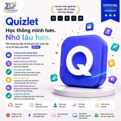 Nâng cấp tài khoản Quizlet Plus Chính chủ